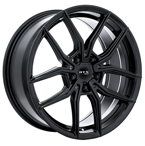 17X7.5 po. 5X114.3 mm Noir Lustré +35 mm / 73.1 mm 
