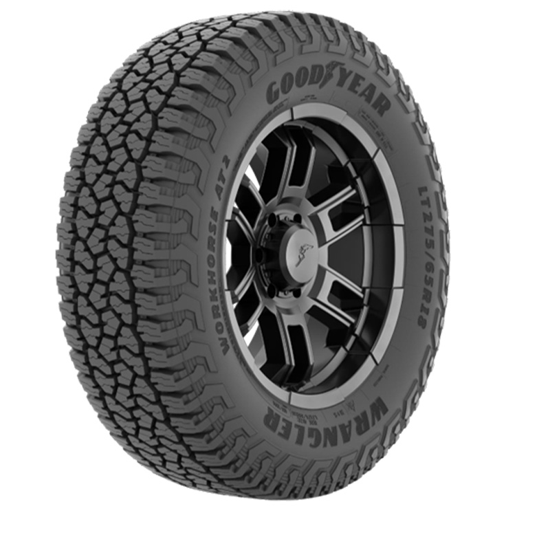 255/70R17 112T GOODYEAR WRANGLER WORKHORSE AT 2 OWL
