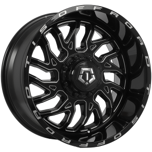 TIS Wheels 544.0 20x10.0 Noir lustre - Rebord usine