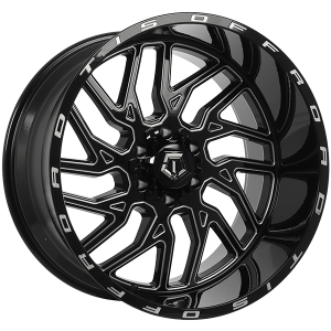 TIS Wheels 544.0 20x10.0 Noir lustre - Rebord usine