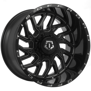 TIS Wheels 544.0 20x12.0 Noir lustre - Rebord usine