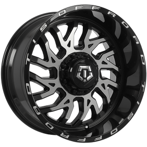 TIS Wheels 544.0 20x10.0 Noir lustre - Facade machinee