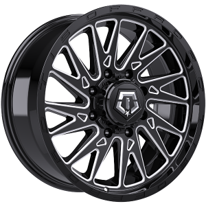 TIS Wheels 547.0 22x10.0 Noir lustre - Rebord usine