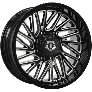 TIS Wheels 553.0 20x10.0 Noir lustre - Rebord usine