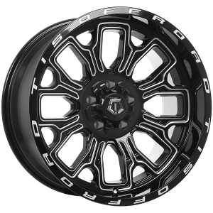 TIS Wheels 560.0 20x10.0 Noir lustre - Rebord usine