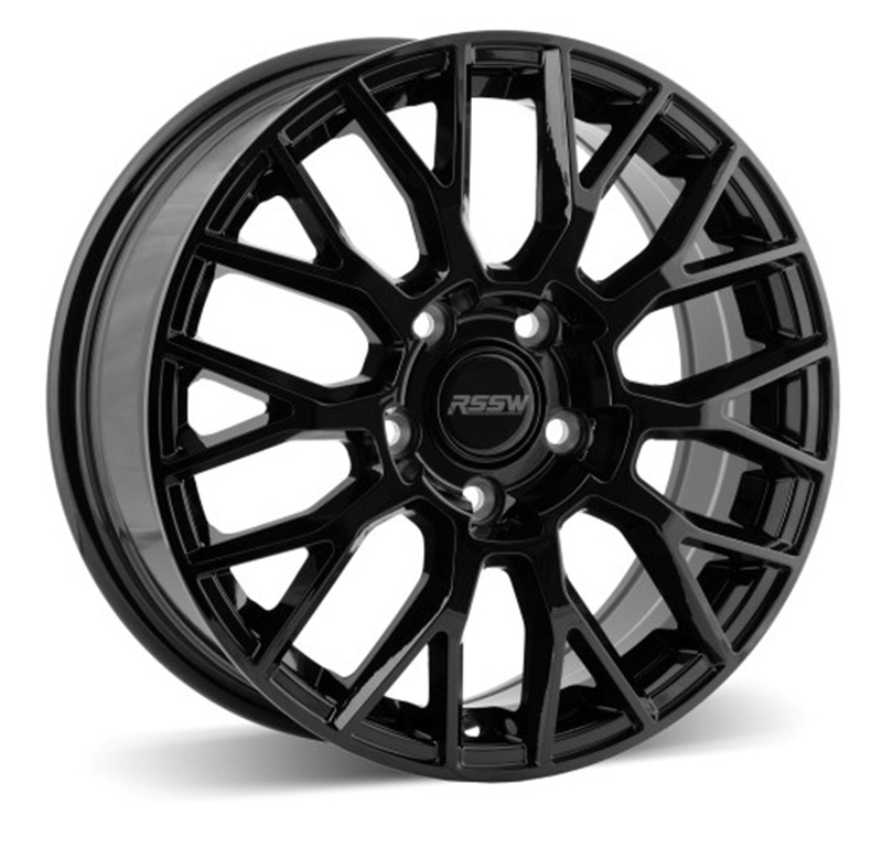 18X8 po. 5X114.3 mm Noir Lustré +38 mm / 67.1 mm 