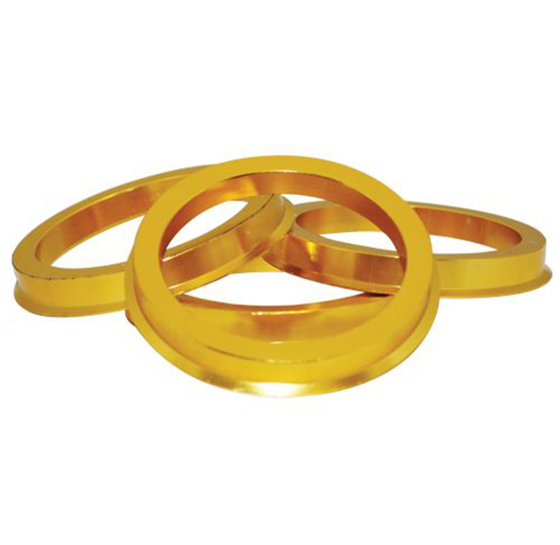 (PAQUET DE 4) BAGUE DE CENTRAGE EN ALUMINIUM 73/67.10 MM SMALL CHAMFER