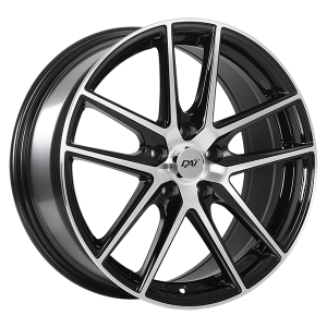 DAI Wheels LEVEL 14x6.0 Noir lustre - Facade machinee