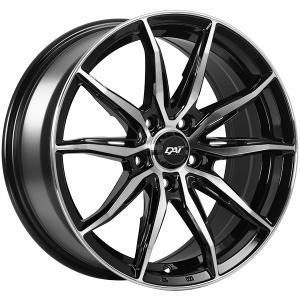 DAI Wheels FRANTIC 15x6.5 Noir lustre - Facade machinee