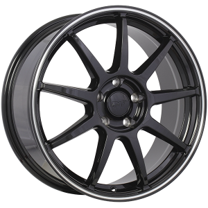 DAI Wheels REV 16x6.5 Noir lustre - Contour machine
