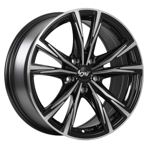 DAI Wheels ORACLE 17x7.5 Noir lustre - Facade machinee