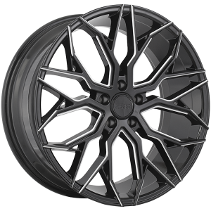 LX6 20x8.5 Noir lustré - Rebord usiné