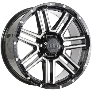 Ruffino HARD MYSTIC 18x9.0 Noir lustre - Rebord usine