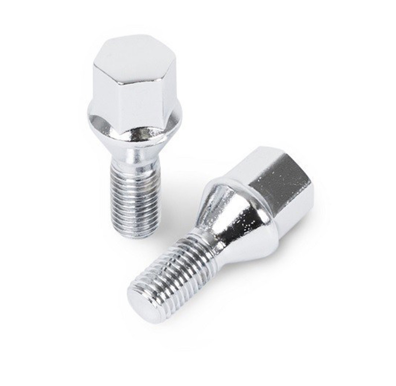 BOULON CONIQUE 14X1.25 T:28MM H:17MM - CHROME