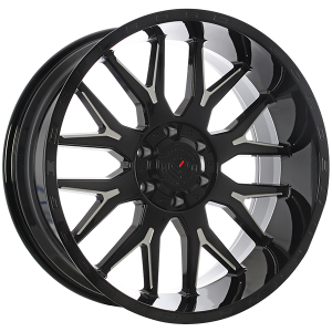 Forged Wheels XR101 20x12.0 Noir lustre - Rebord usine